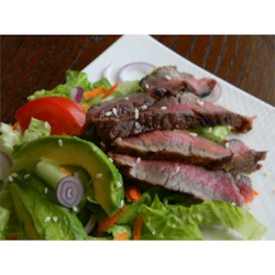 Grilled Steak Salad with Asian Dressing