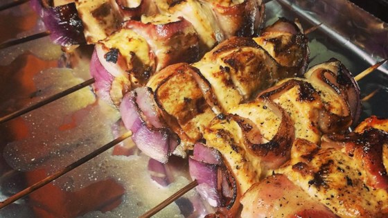 Bacon Ranch Chicken Skewers
