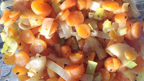 Sauteed Carrots and Leeks