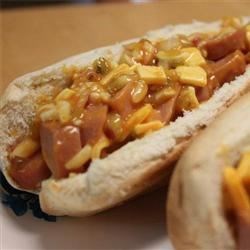 Baked Hot Dog Sandwiches