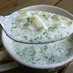 Chilled Cucumber Yogurt Soup