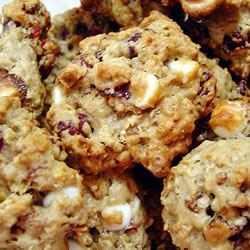 Oatmeal Cranberry White Chocolate Chunk Cookies