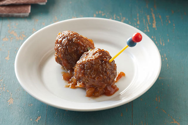 Pineapple-Glazed Cocktail Meatballs