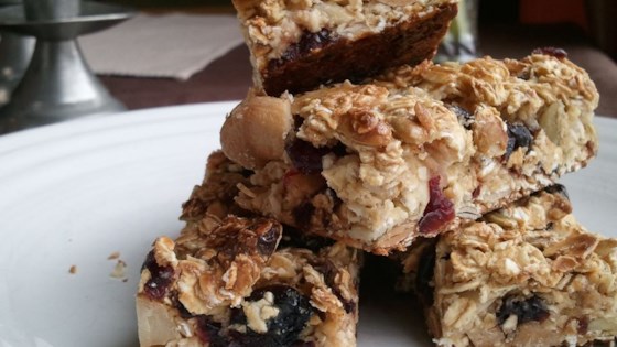 Cranberry Nut Granola Bars