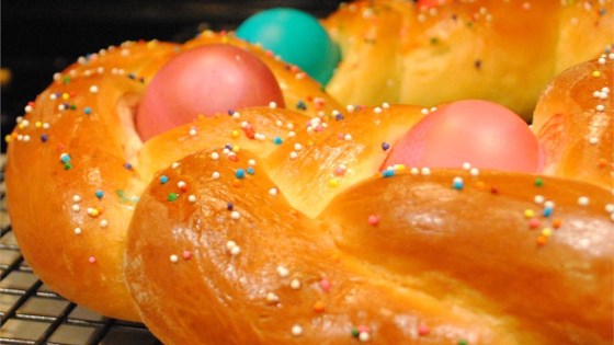 Braided Easter Egg Bread