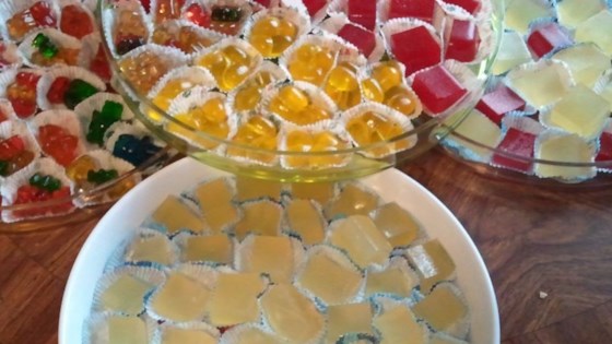 Tart Lemon Drop Jelly Shots