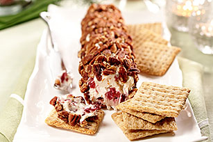 Cranberry and Pecan Cheese Log