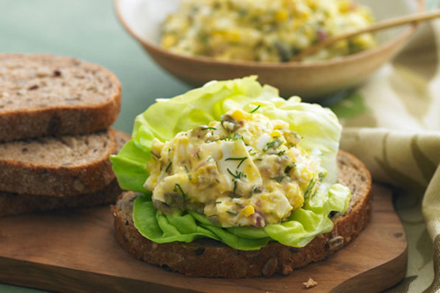 Dill & Caper Egg Salad Sandwich