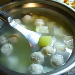 Winter Melon Meatball Soup