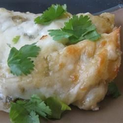 Spinach Enchiladas Verde