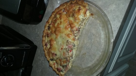 Ham and Wild Rice Quiche