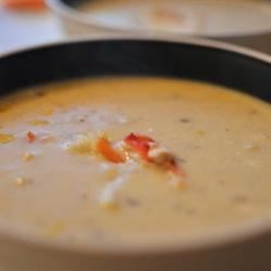 Corn and Crab Bisque