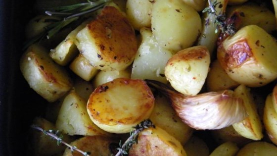 Healthier Oven Roasted Potatoes