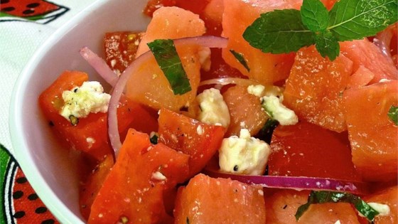 Tomato Watermelon Salad