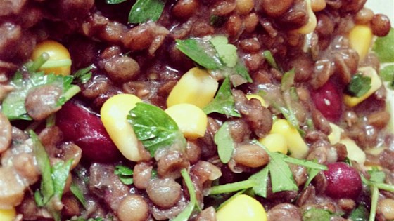 Cheap and Easy Lentil Salad
