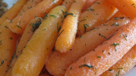 Baby Carrots with Dill Butter